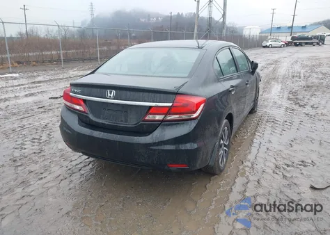 2014 Honda Civic Ex z USA, uszkodzony, nr VIN 19XFB2F86EE207794